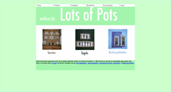 Desktop Screenshot of lotsofpots.nl